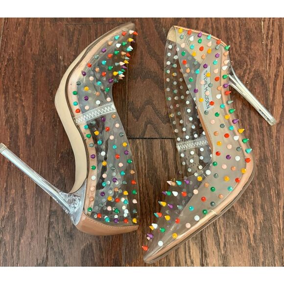 Steve Madden Women's Daisie Spiked Pumps Size 6.5 - Picture 3 of 8